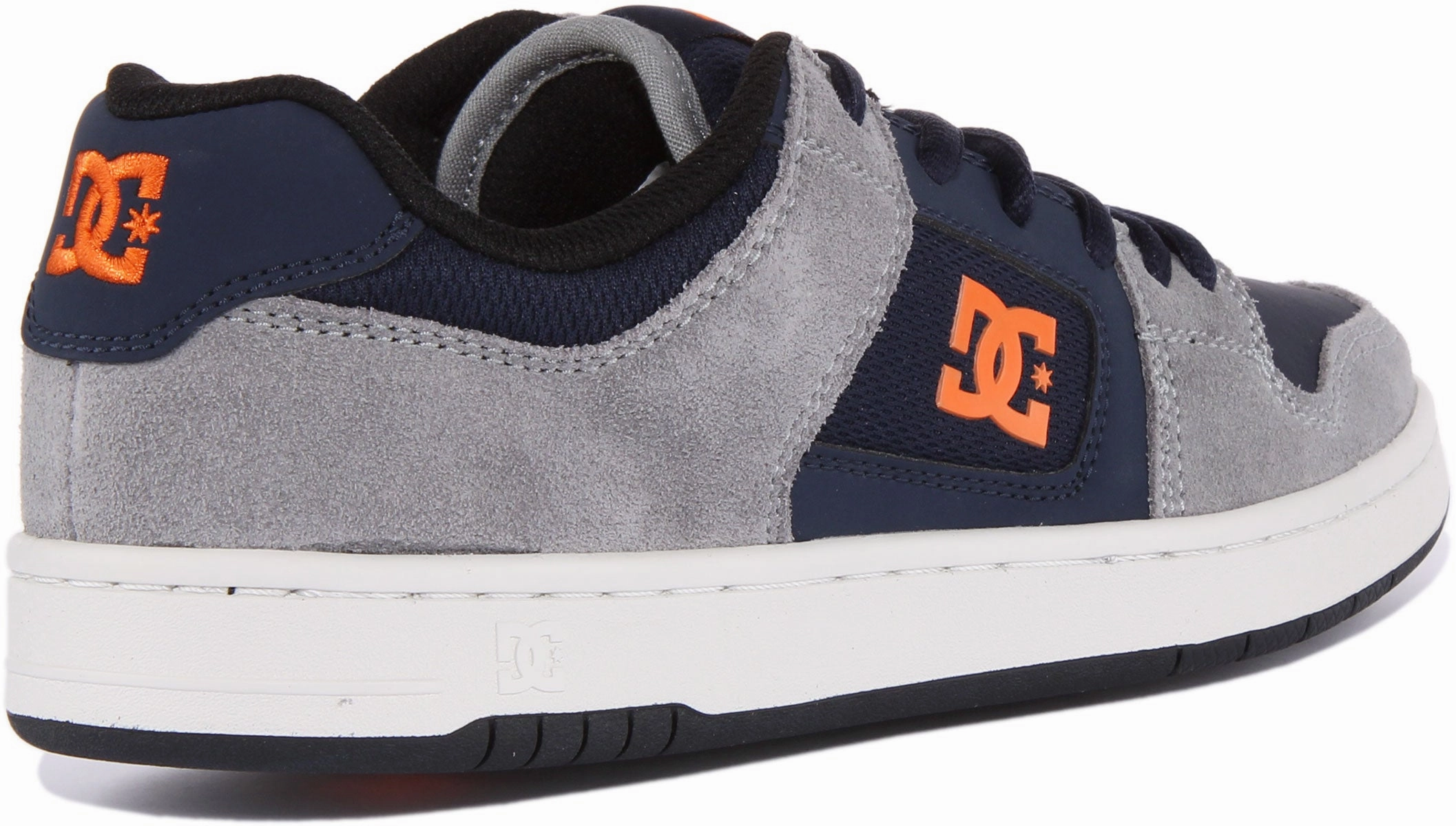 Comfort Ride Dc Shoes Manteca 4 In Grey Blue For Men