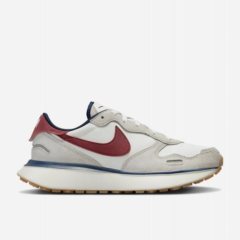 compression foam advanced - level running shoes NIKE - W Phoenix Waffle - Light Bone/Team Red - Women's [FZ3600 072]