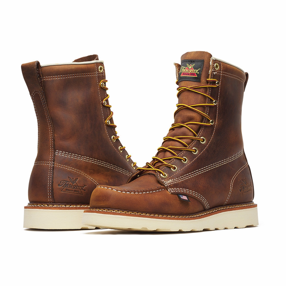 Comfort Shell Design Thorogood 8" American Heritage Moc Toe