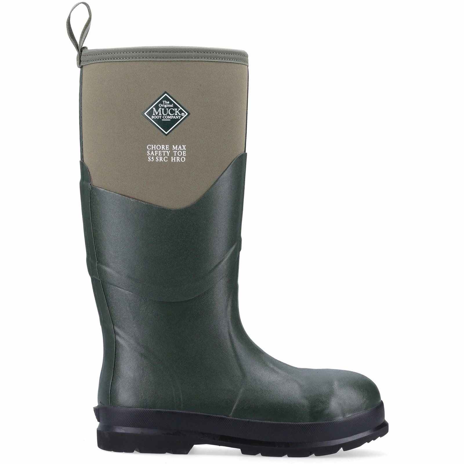Comfort Step Pro Muck Boots Chore Max S5 Rubber Moss Wellington Boots