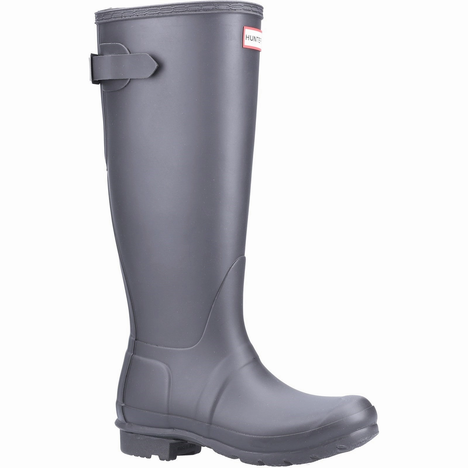 WFT1001RMA-BLK Original Tall Back Adjustable Wellington Boots Female Black Rugged Boots Chilly Walk Ready