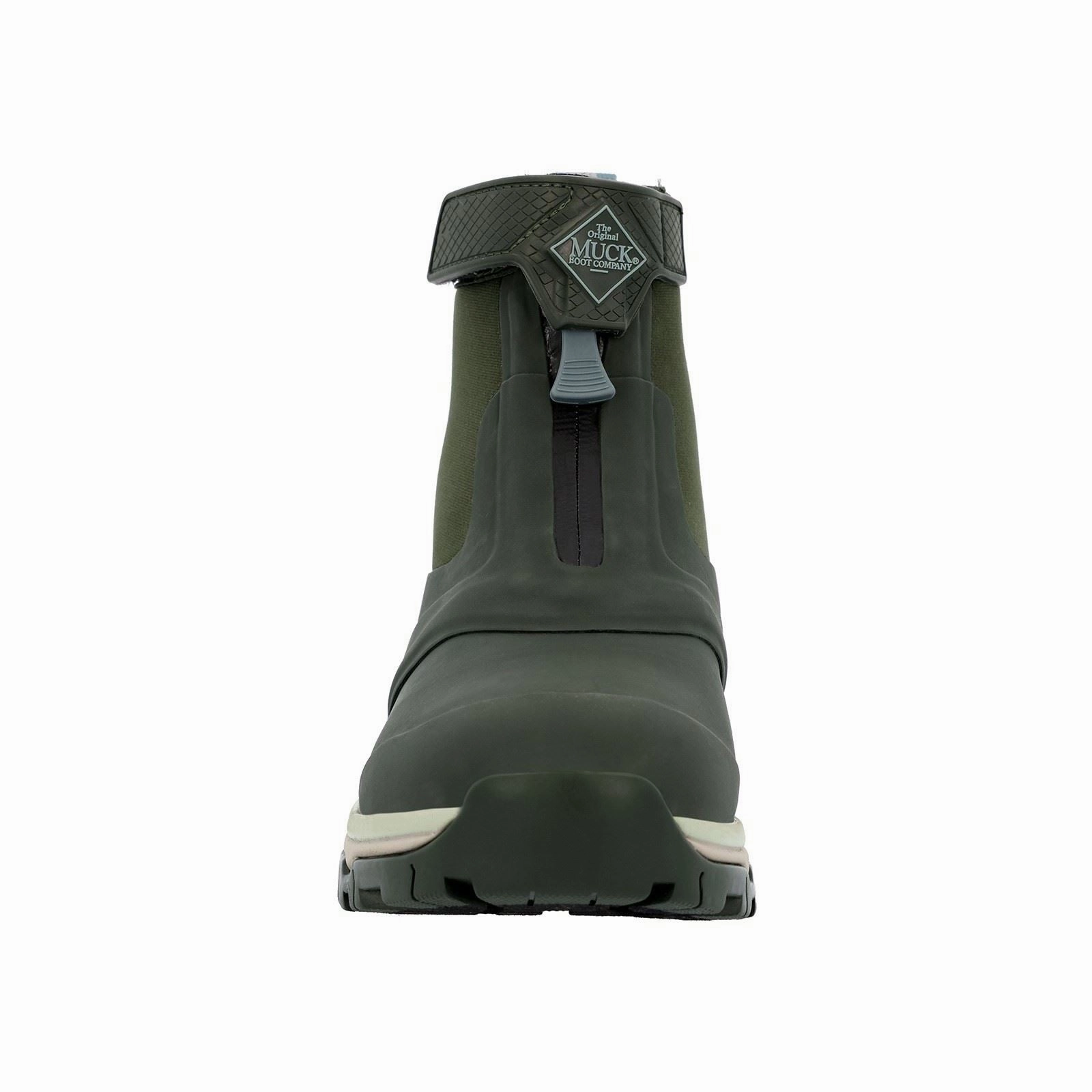 Comfort Step Walk Muck Boots Apex Mid Zip Rubber Moss Wellington Boots