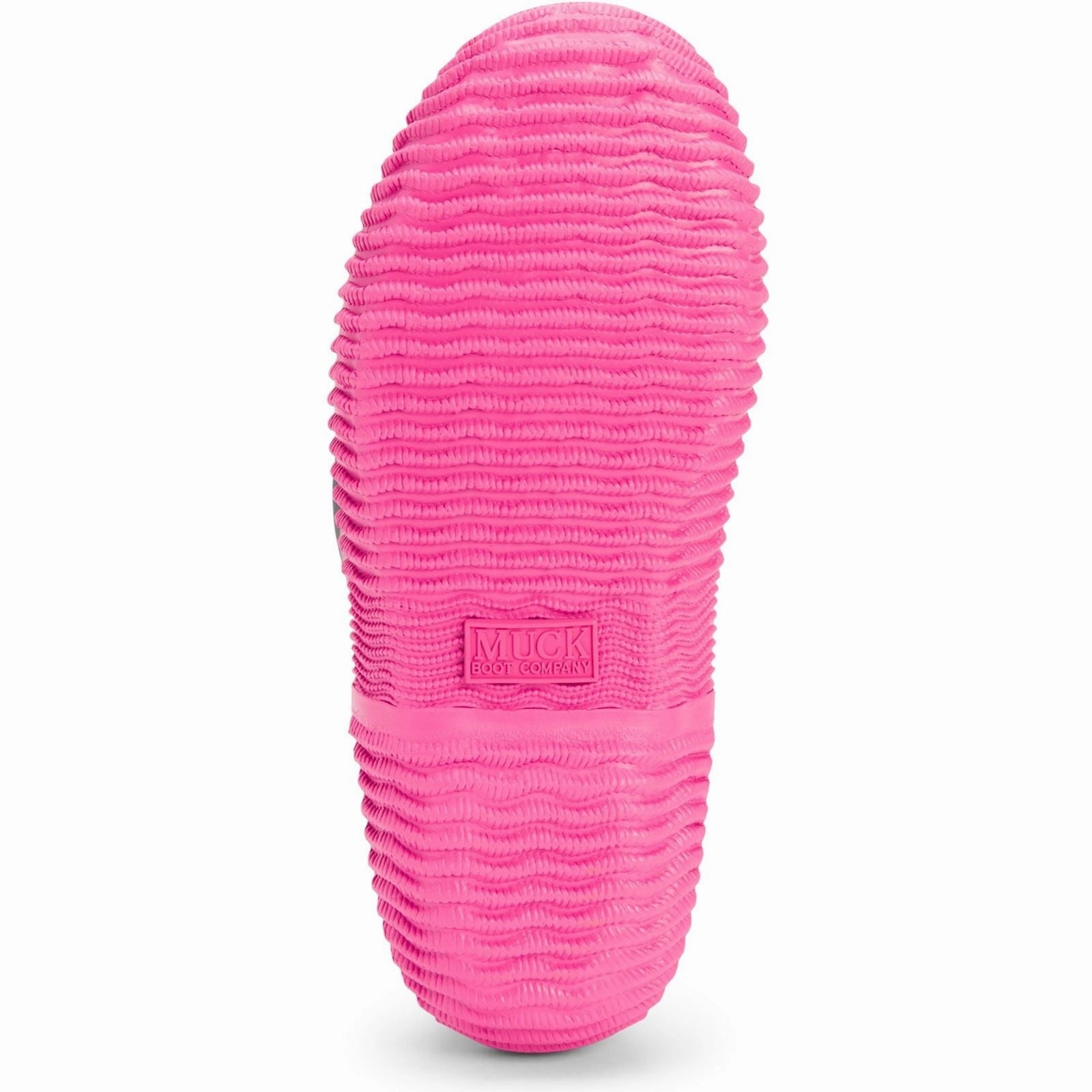 Comfort Walk Flex Muck Boots Hale Rubber Black/Pink Wellington Boots