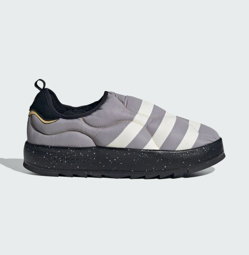 adidas - Puffylette - Grey/Black- Unisex [IF4327] suitable for kids cycling shoes