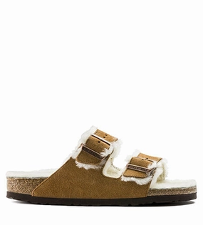 BIRKENSTOCK ARIZONA SHEARLING MINK Birkenstock