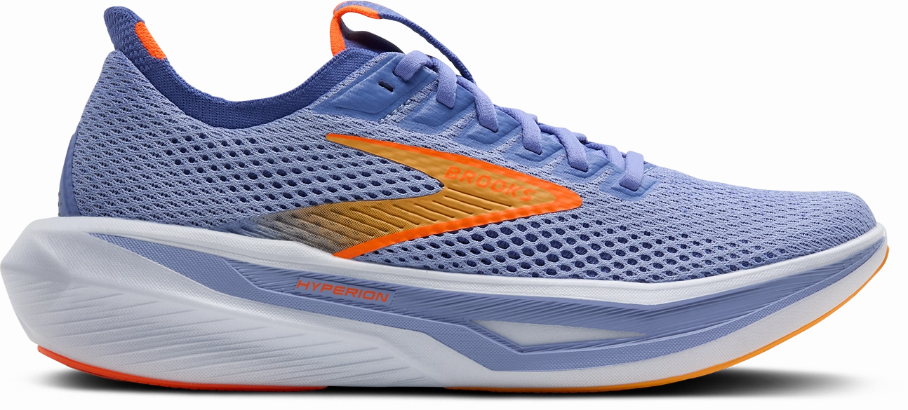 W Brooks Hyperion 3 Blue Heron Orange White