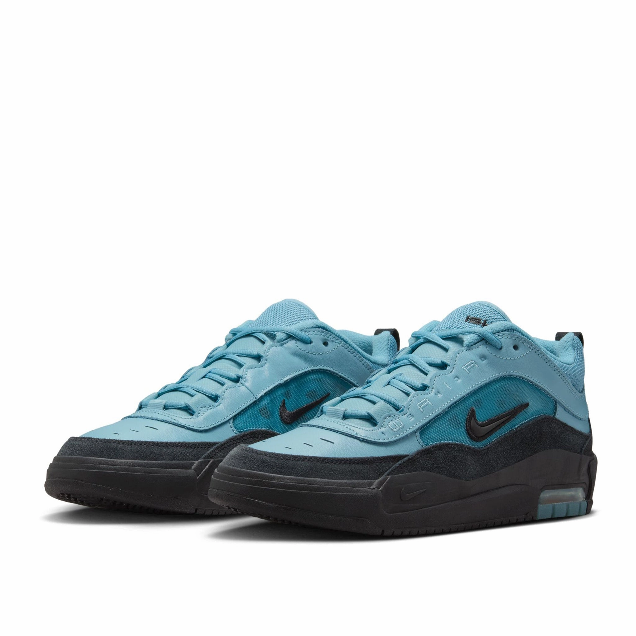 Comfortable Lacing System Design Nike SB Ishod Air Max Denim Turquoise/Black Sale