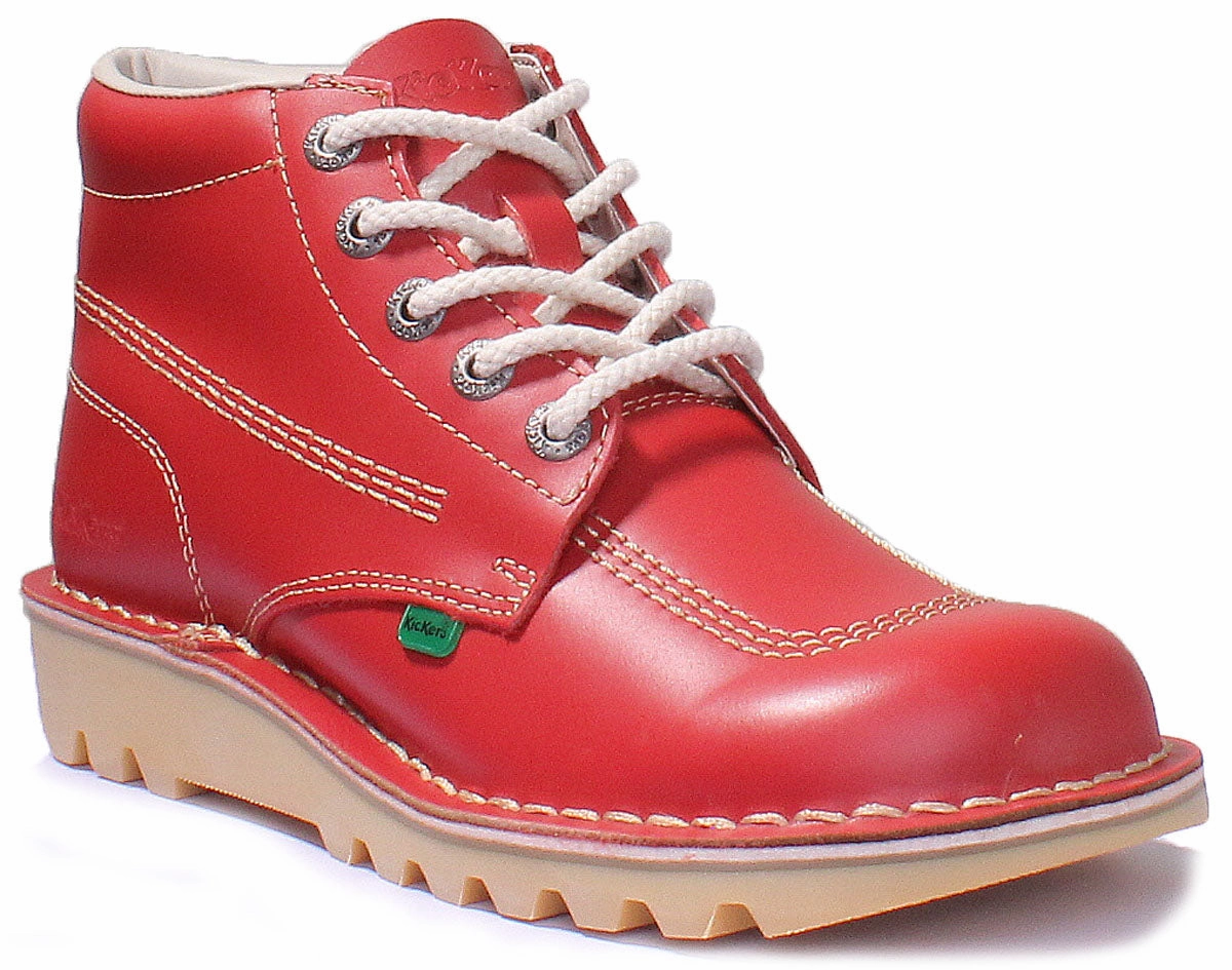 Kickers Kick Hi M In Red in Adults UK Trendy Style Fashion Choice
