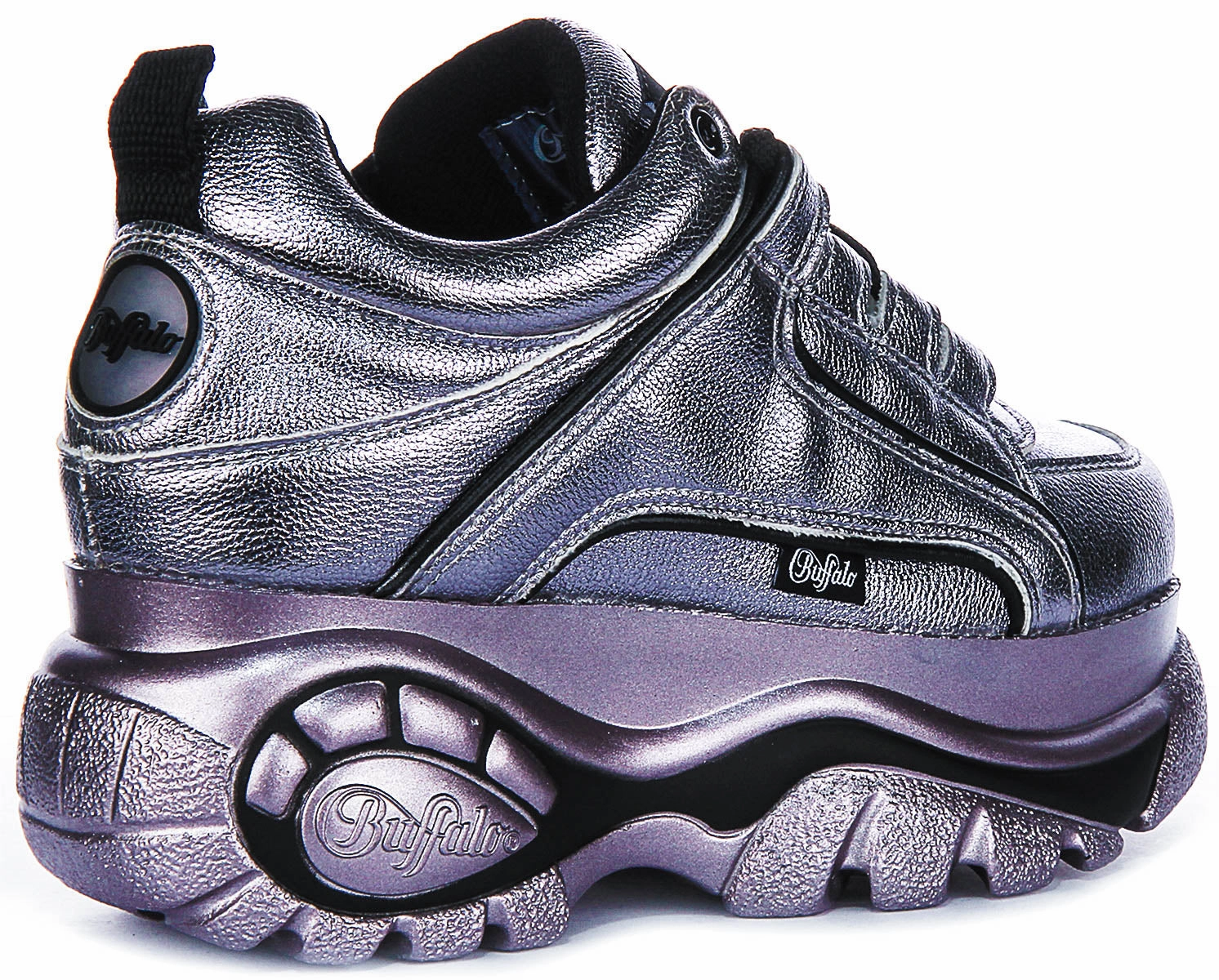 Comfortable Sole Buffalo 1339-14 2.0 In Lavender Metallic For Women