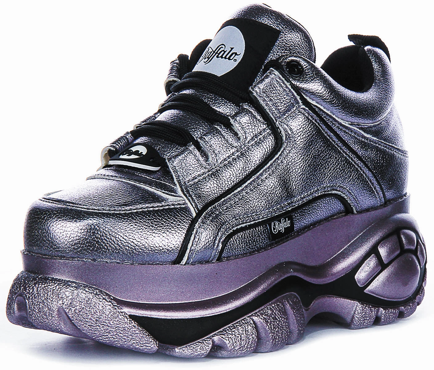 Comfortable Sole Buffalo 1339-14 2.0 In Lavender Metallic For Women