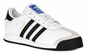 Adidas Samoa In White Black For Youth fitness enthusiasts' shoes running shoes for men in their 30s