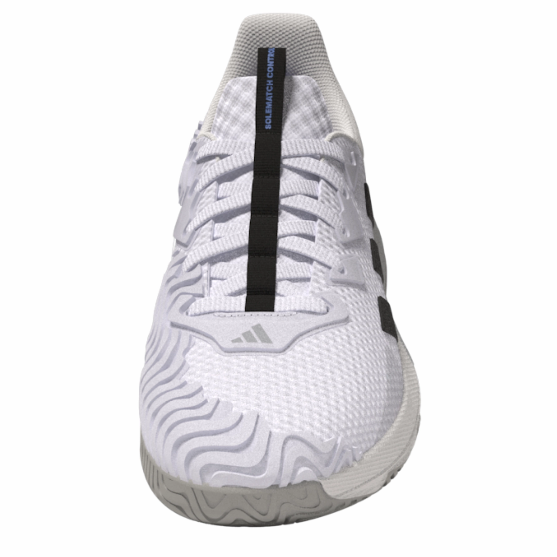 Comfortable Walking Adidas Performance Sole Match Control Ftw White/Core Black/Lucblu Men Tennis Shoes