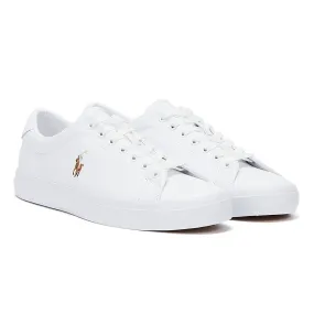 Ralph Lauren Longwood Leather White Trainers Outsole grooves promote better grip and motion control