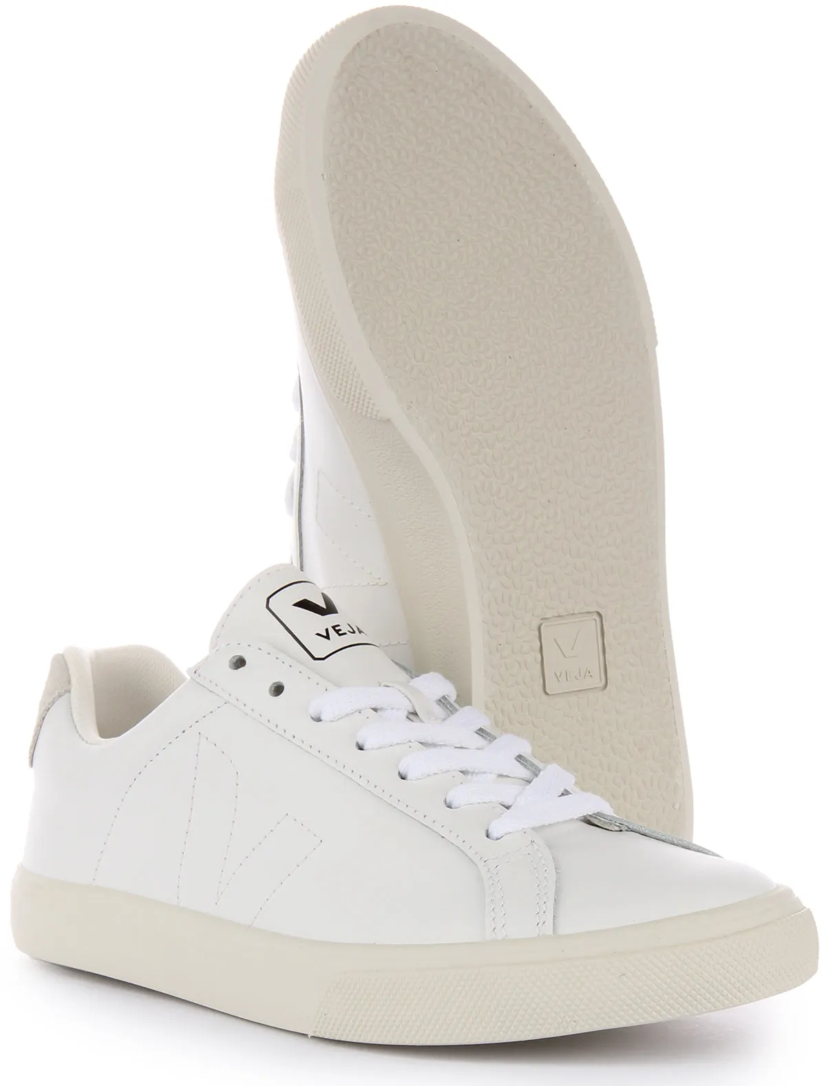 Compression Upper Veja Esplar Leather In White For Women