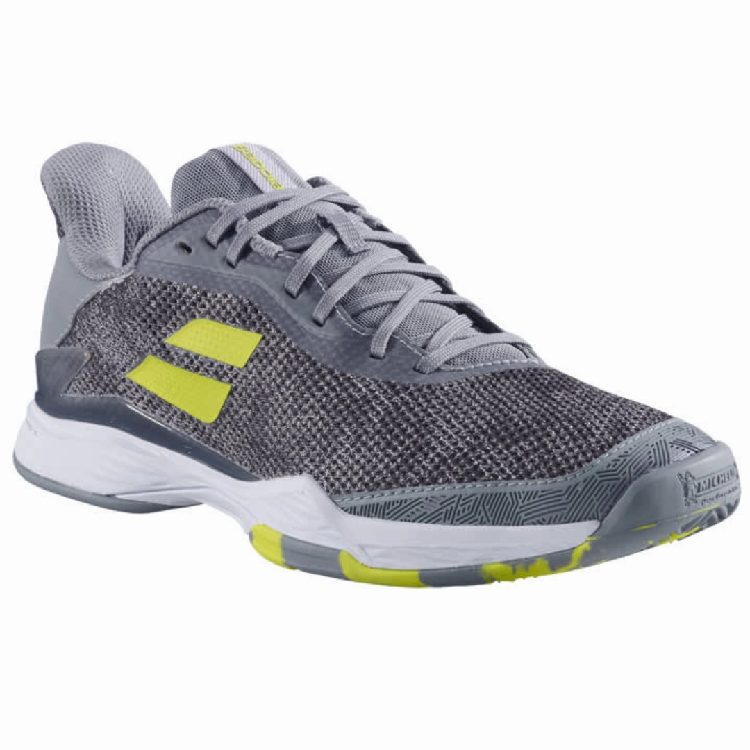 Control Frame Babolat Jet Tere Clay Men Tennis Shoes - Grey/Aero