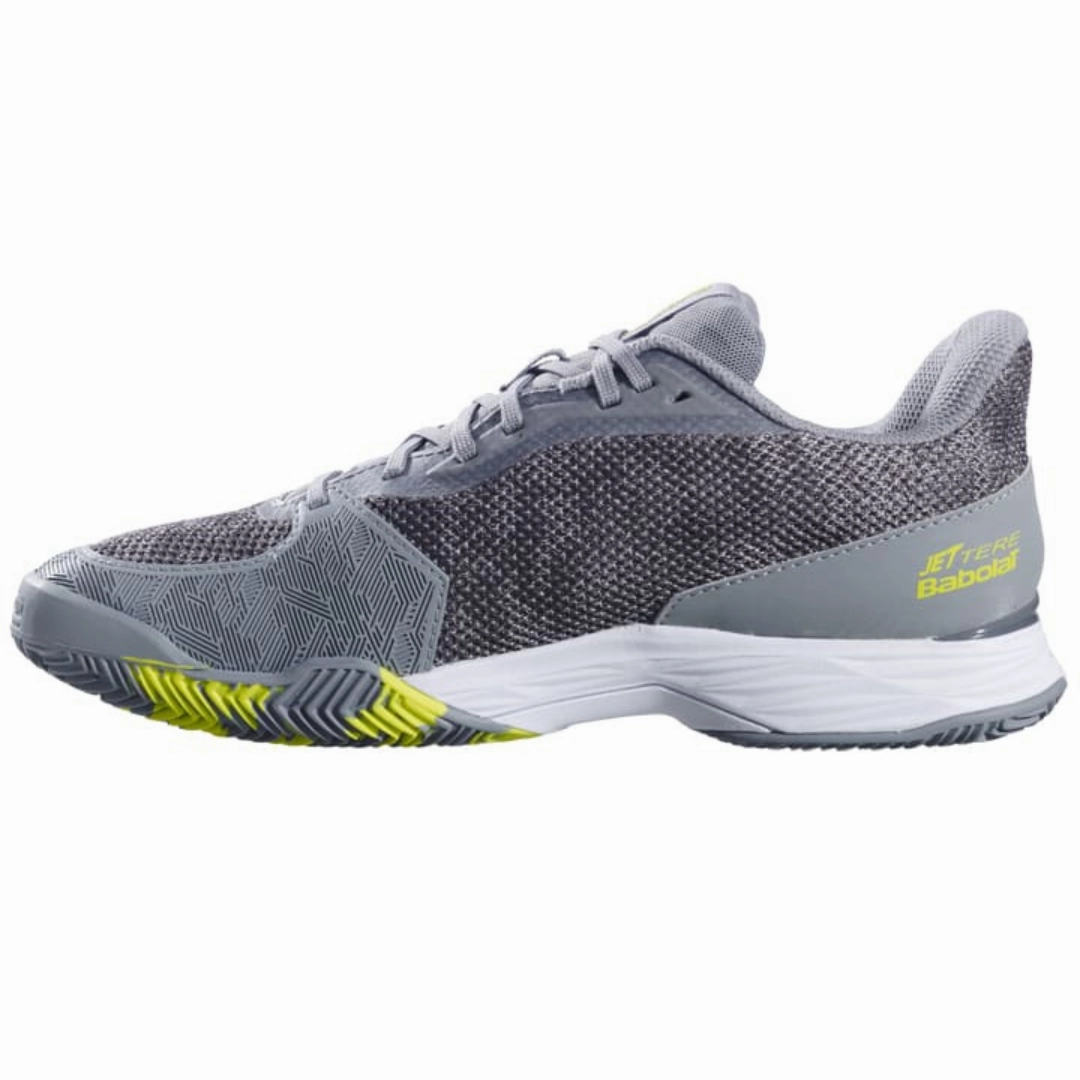 Control Frame Babolat Jet Tere Clay Men Tennis Shoes - Grey/Aero