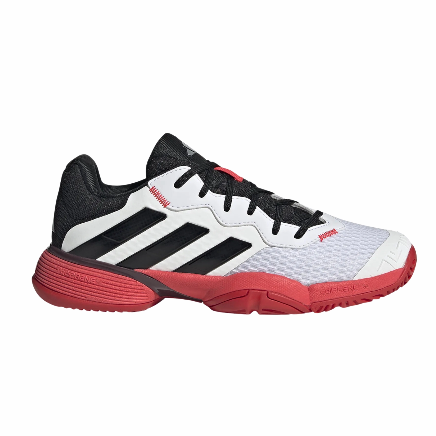 Adidas Barricade Kids Tennis Shoes - FTWWHT/CBLACK/LUCRED
