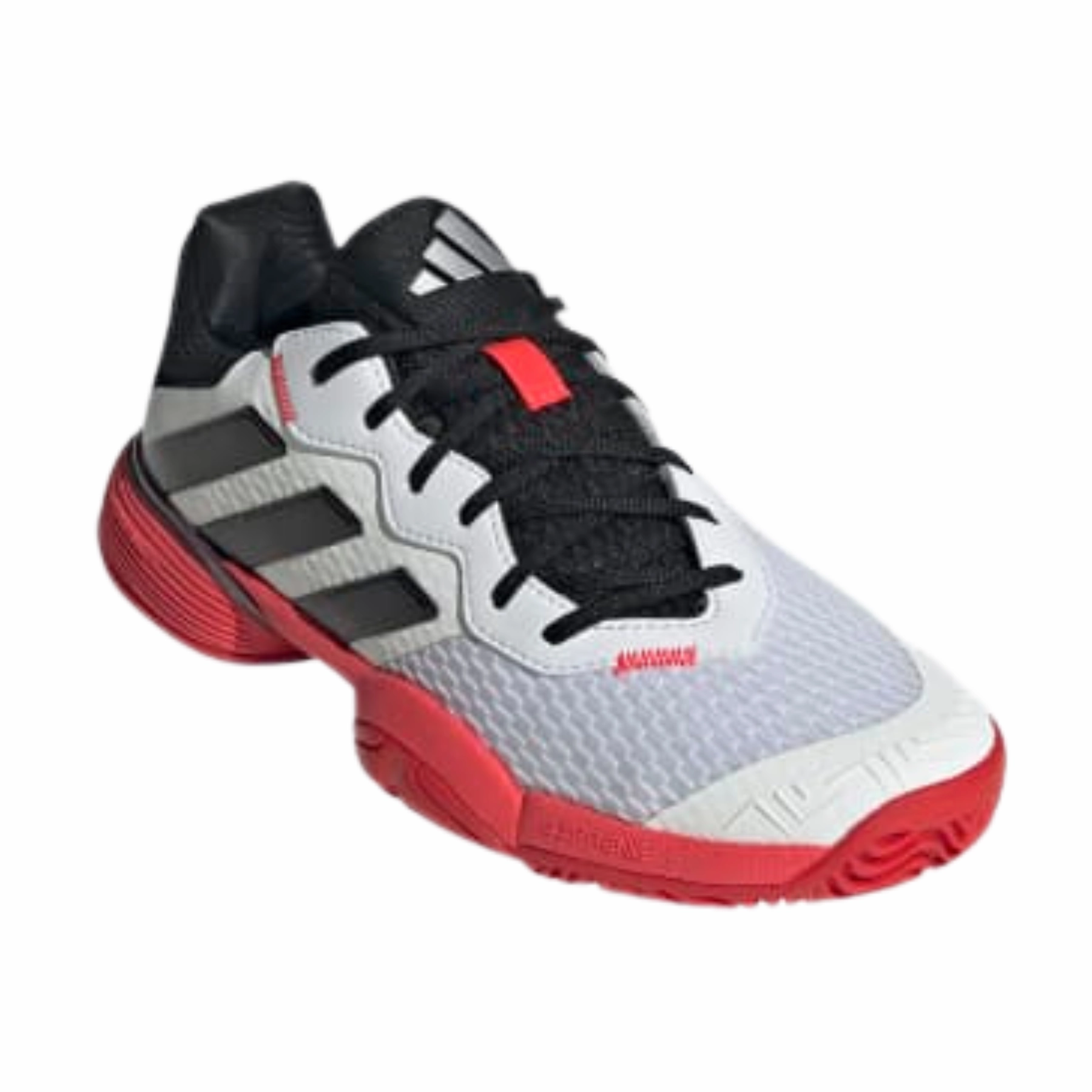 Adidas Barricade Kids Tennis Shoes - FTWWHT/CBLACK/LUCRED