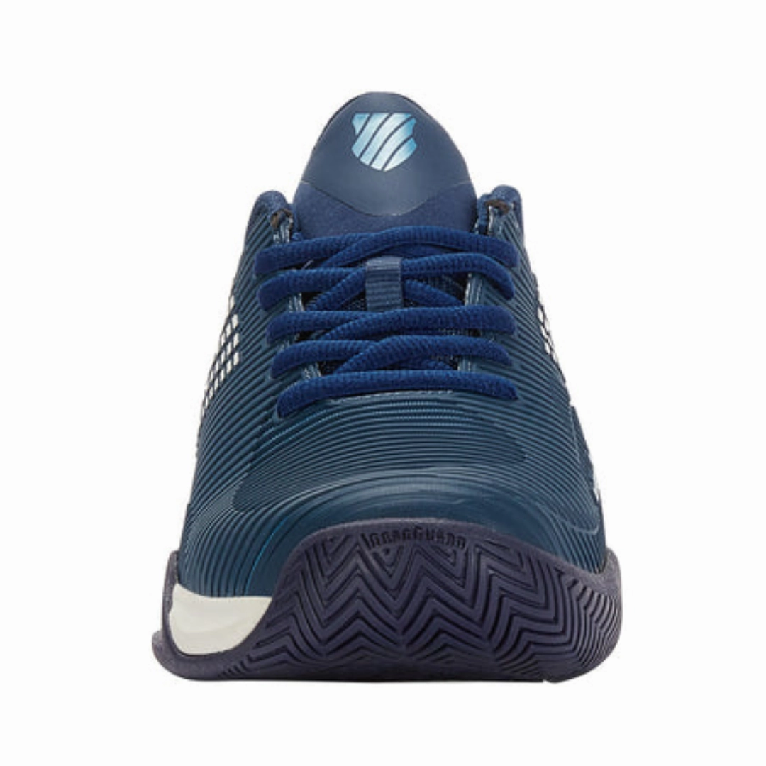 Controlled Motion K Swiss Hypercourt Supreme Blue Opal /Blanc De Blanc /Lollipop Men Tennis Shoes