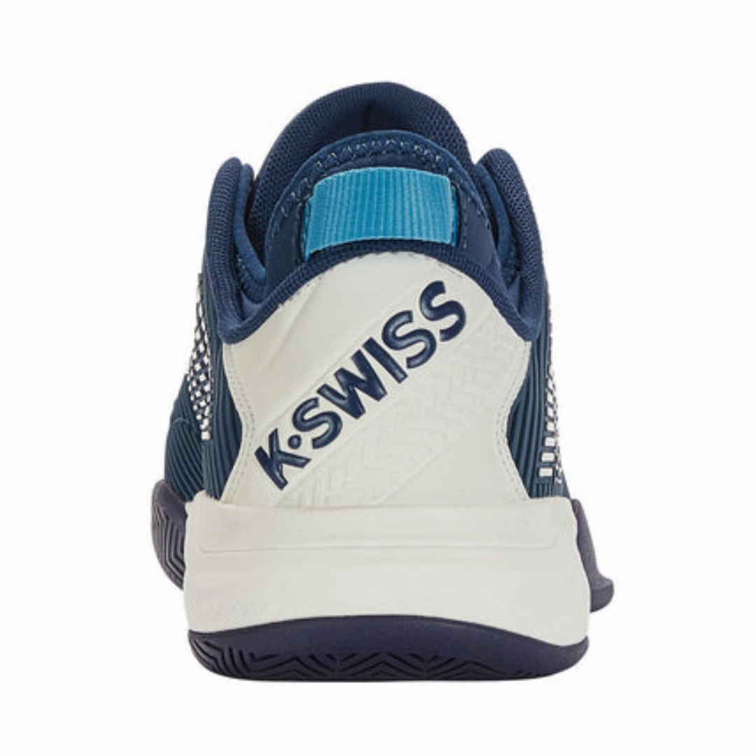 Controlled Motion K Swiss Hypercourt Supreme Blue Opal /Blanc De Blanc /Lollipop Men Tennis Shoes
