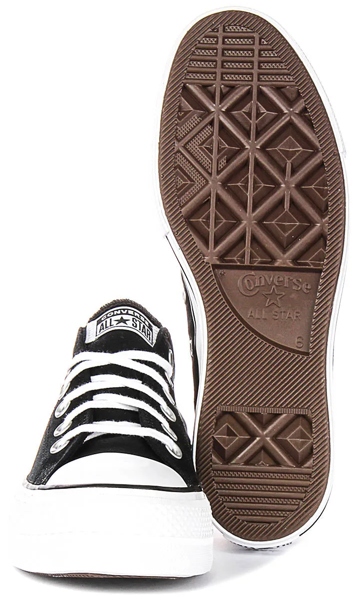 Converse All Star Lift Low A14937C In Black Gold For Women Natural motion