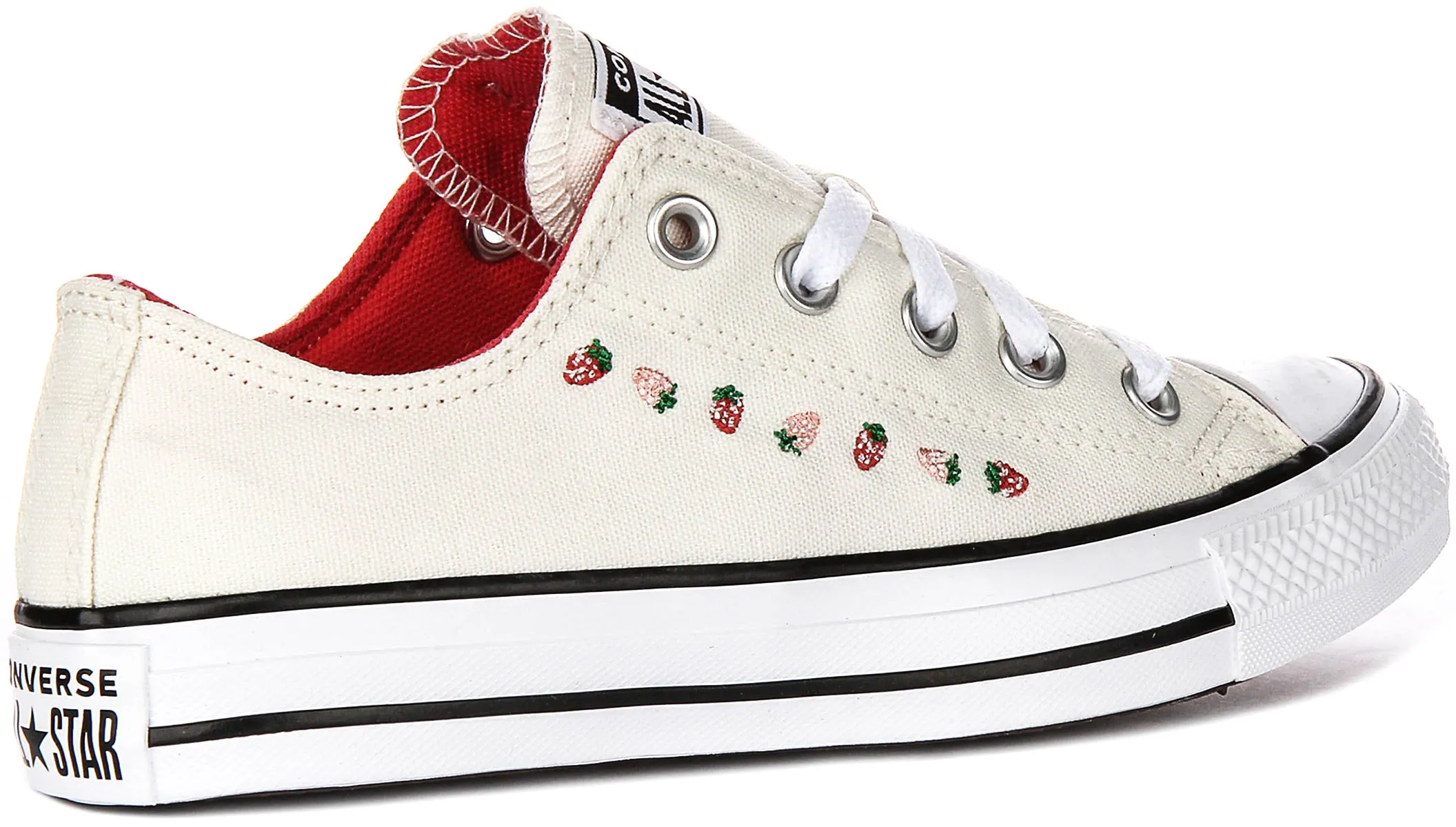 Converse All Star Low A14933C In White Strawberry Breathable Feel