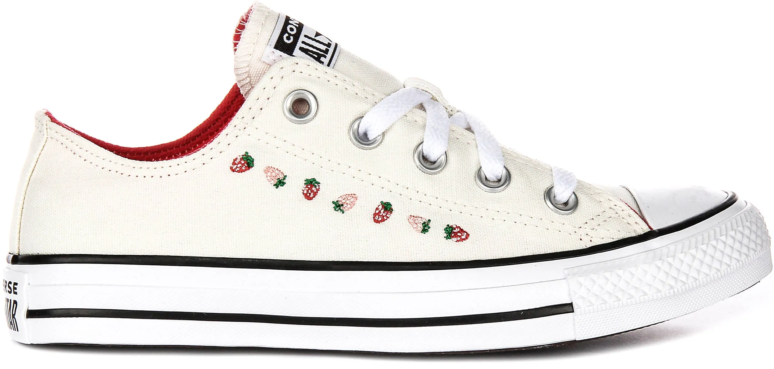 Converse All Star Low A14933C In White Strawberry Breathable Feel