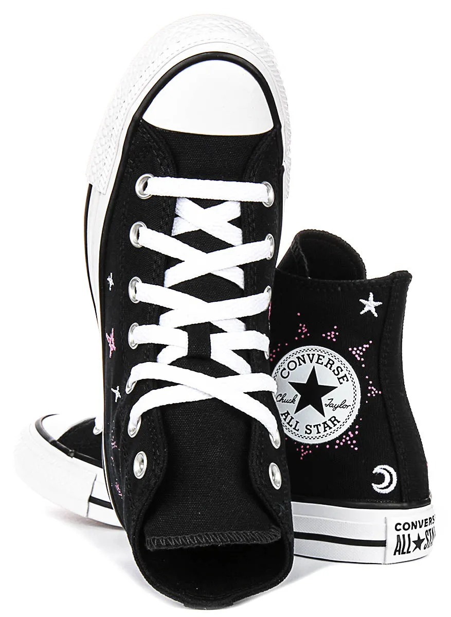 Converse Chuck Taylor All Star Moon A13513C In Black Pink Print Boost Sole