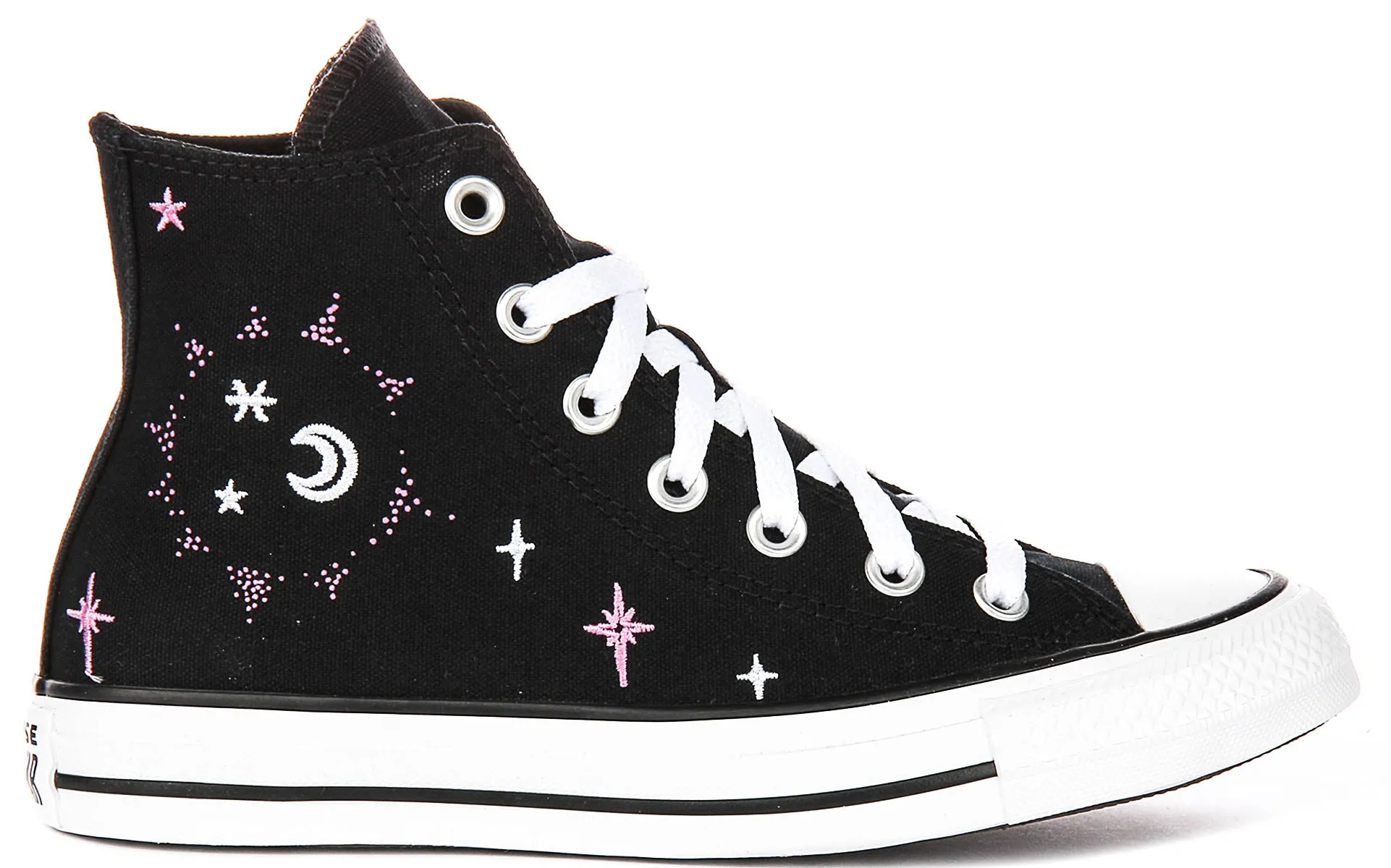 Converse Chuck Taylor All Star Moon A13513C In Black Pink Print Boost Sole