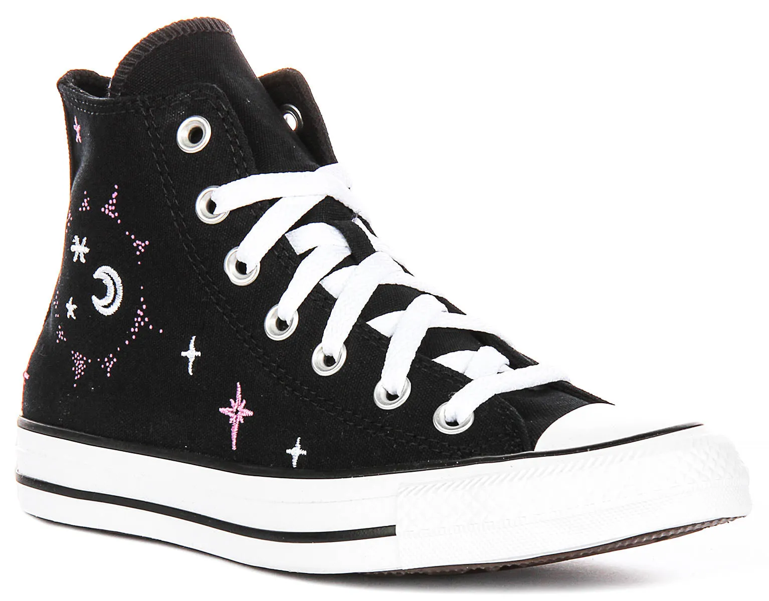 Converse Chuck Taylor All Star Moon A13513C In Black Pink Print Form-fitting shape helps minimize distraction while moving