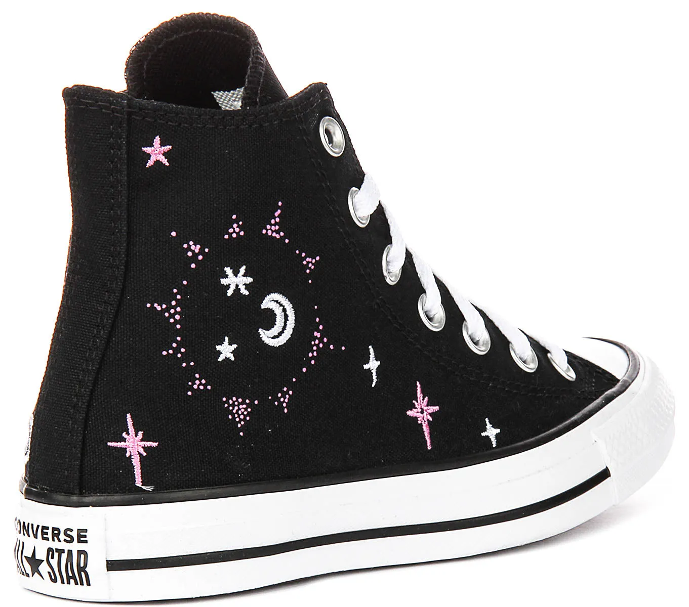 Converse Chuck Taylor All Star Moon A13513C In Black Pink Print Boost Sole