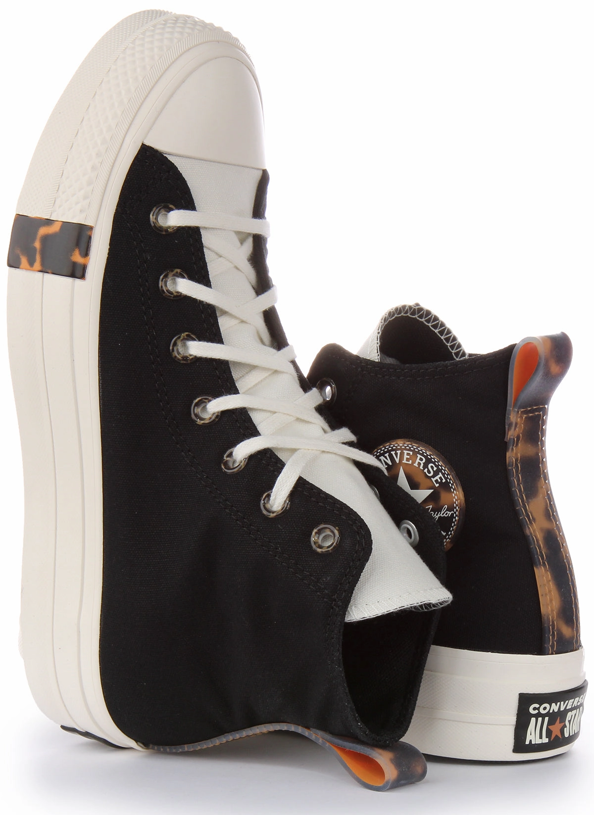 Converse A05257C All Star Lift In Black Animal Print For Women All-Purpose