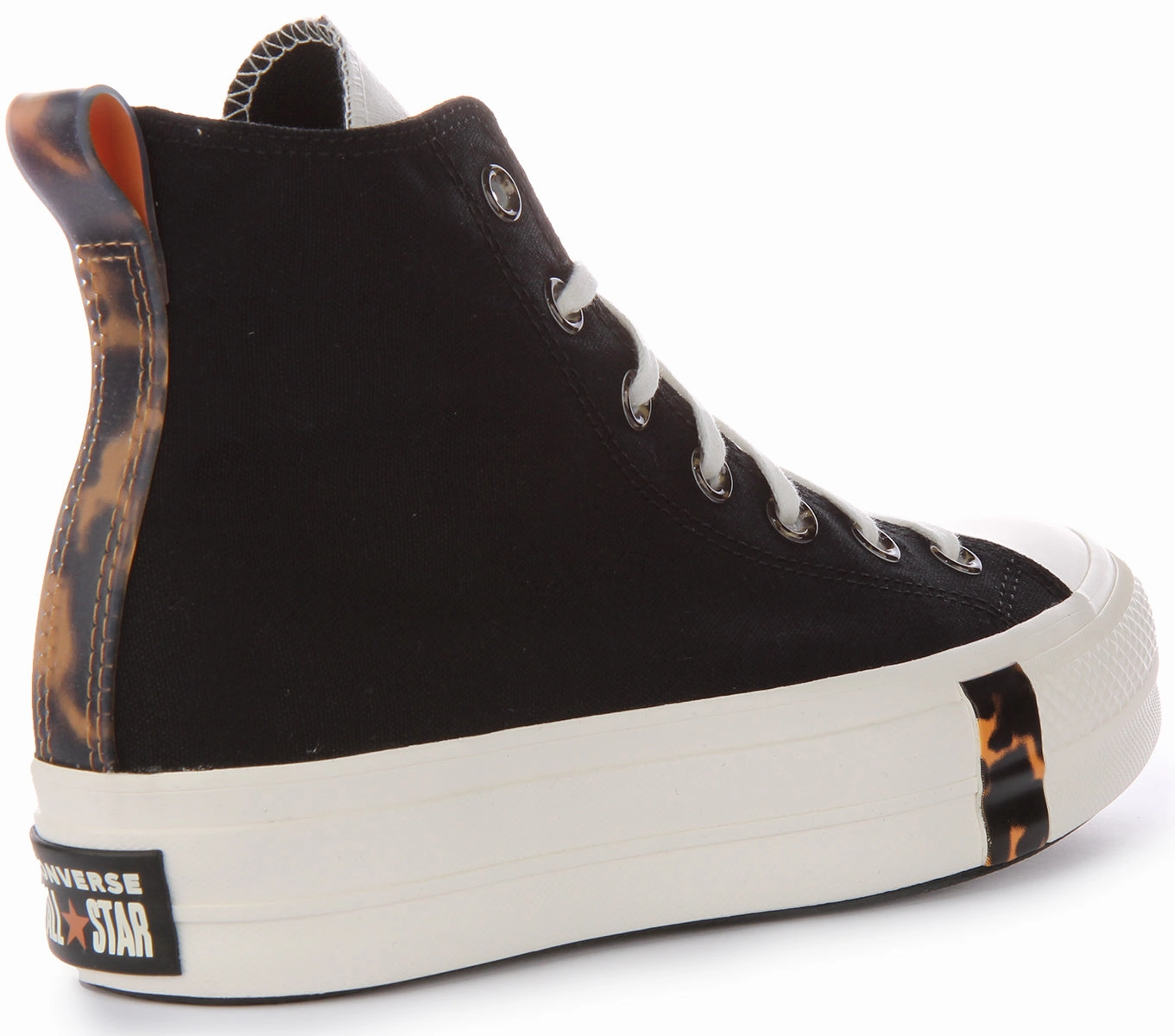 Converse A05257C All Star Lift In Black Animal Print For Women All-Purpose
