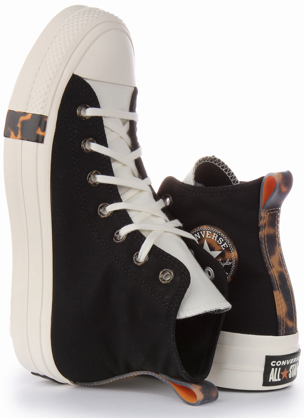Converse A05257C All Star Lift In Black Animal Print For Women All-Purpose