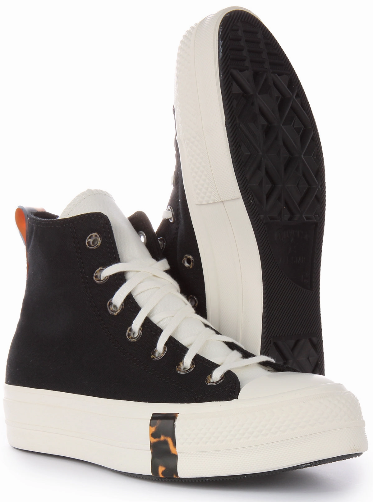 Converse A05257C All Star Lift In Black Animal Print For Women All-Purpose