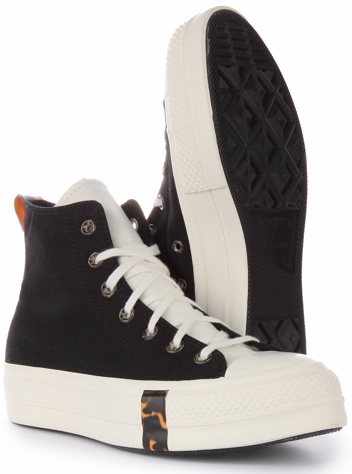 Converse A05257C All Star Lift In Black Animal Print For Women All-Purpose