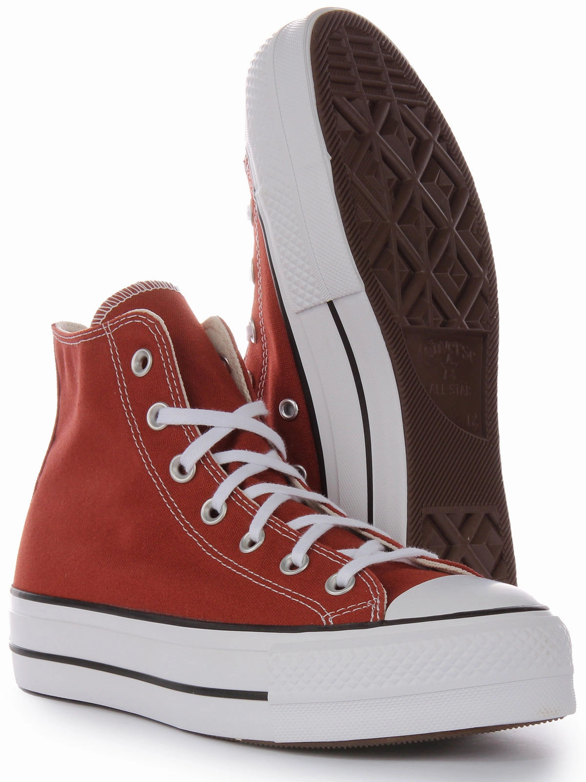 Converse A06896C All Star Lift In Spice Brown Soft Glide Step-Out