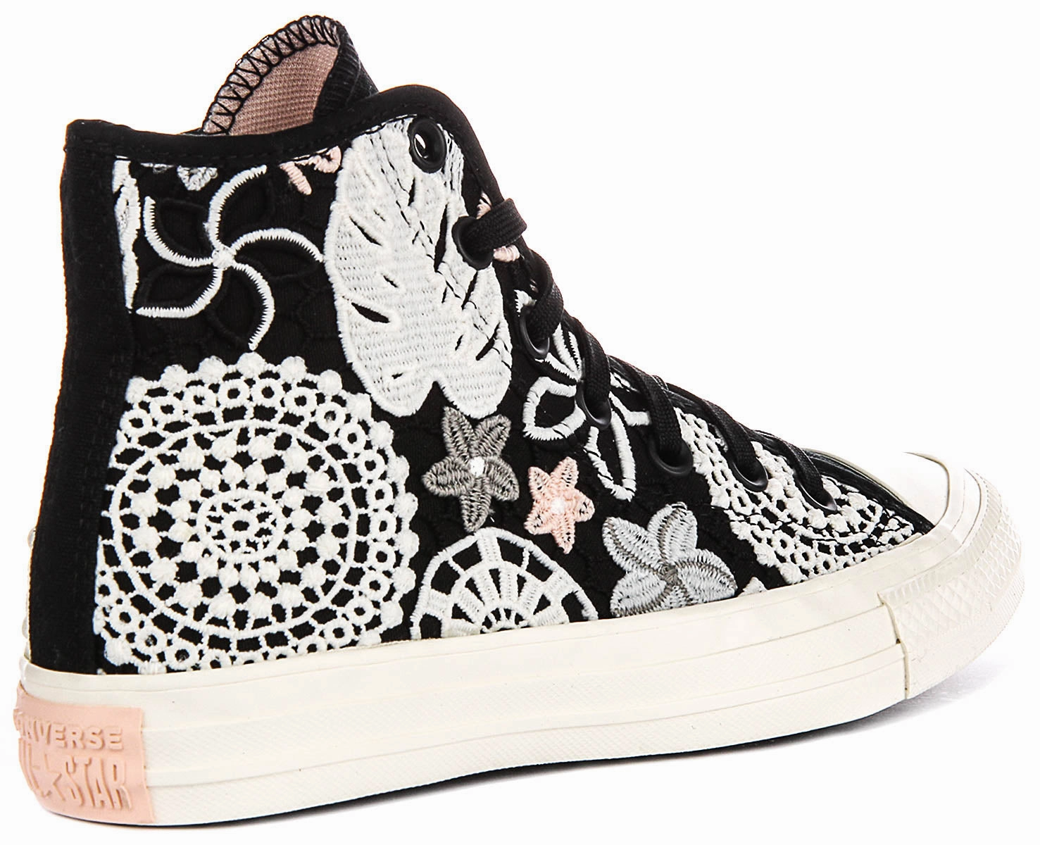 Converse A07536C Crochet Floral In Black For Women Everyday Wear