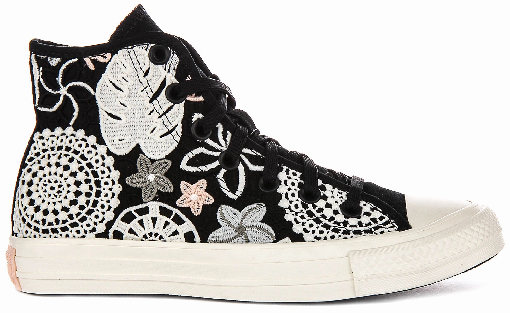 Converse A07536C Crochet Floral In Black For Women Everyday Wear