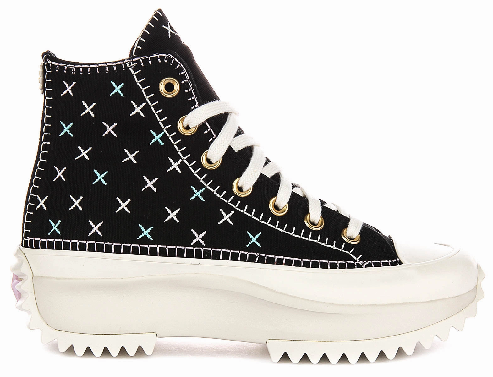 Converse A08733C Runstar Hike In Black Gold Quick Step Glide-Out