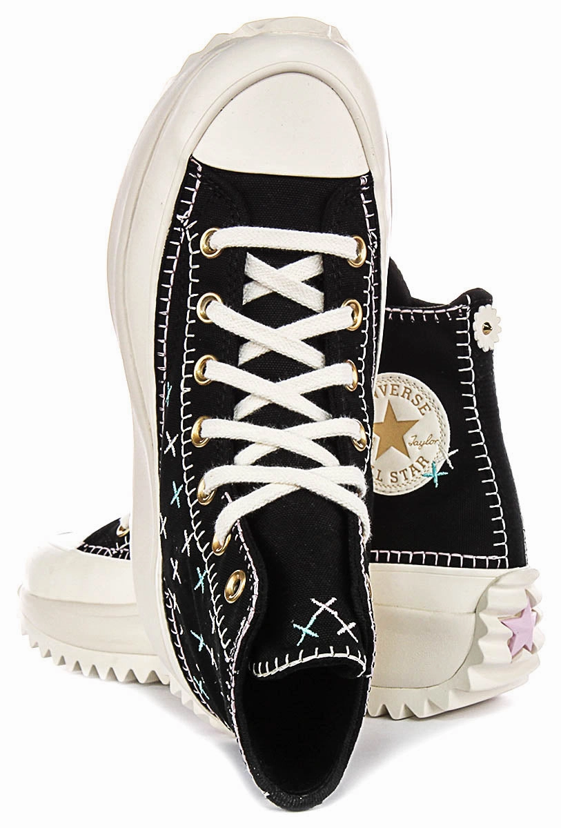 Converse A08733C Runstar Hike In Black Gold Quick Step Glide-Out