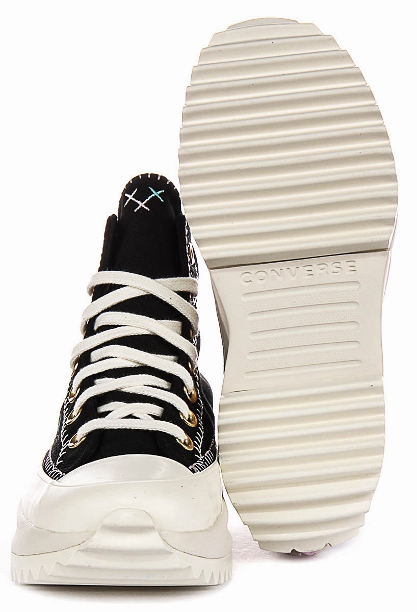 Converse A08733C Runstar Hike In Black Gold Quick Step Glide-Out