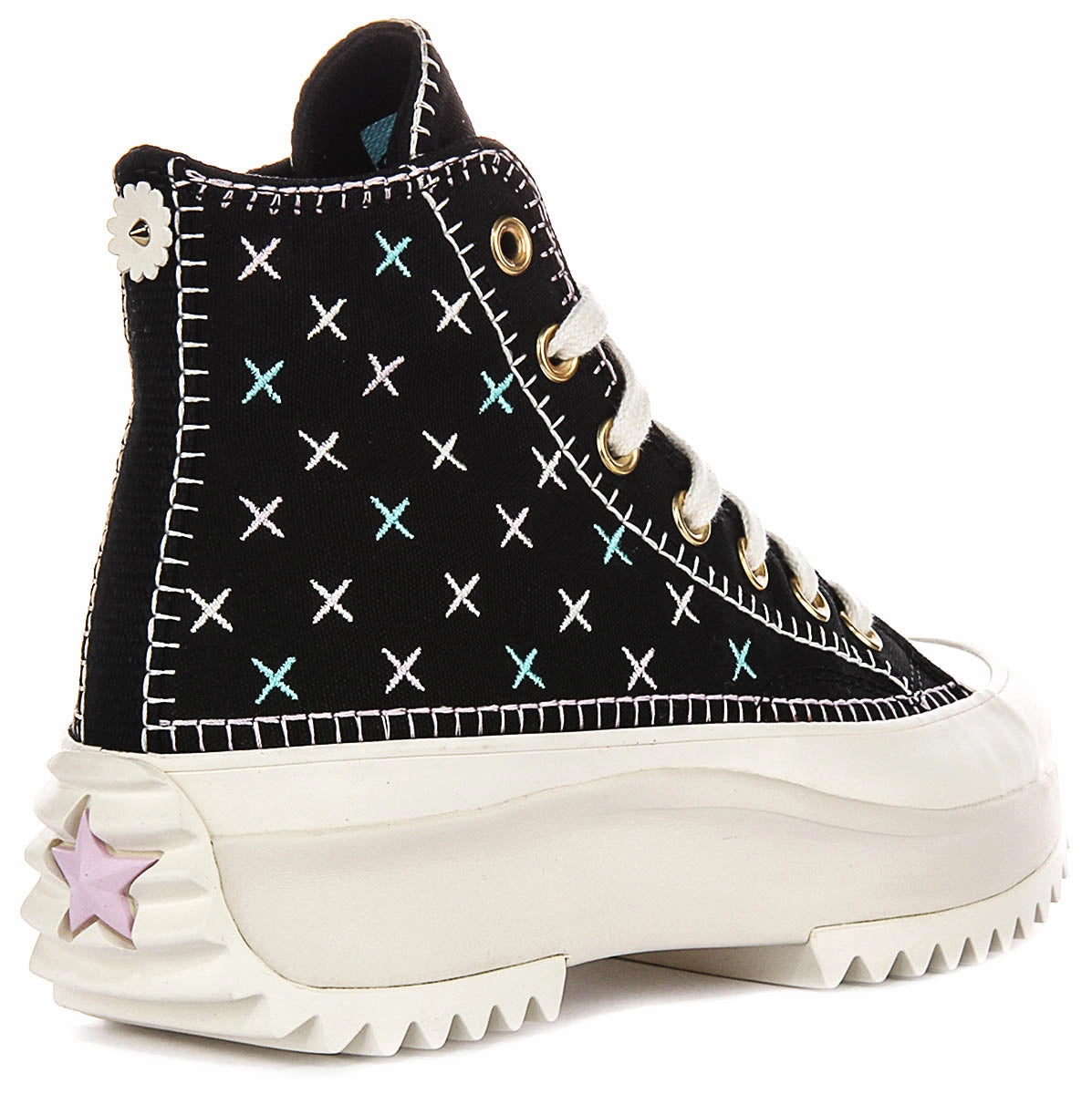 Converse A08733C Runstar Hike In Black Gold Quick Step Glide-Out