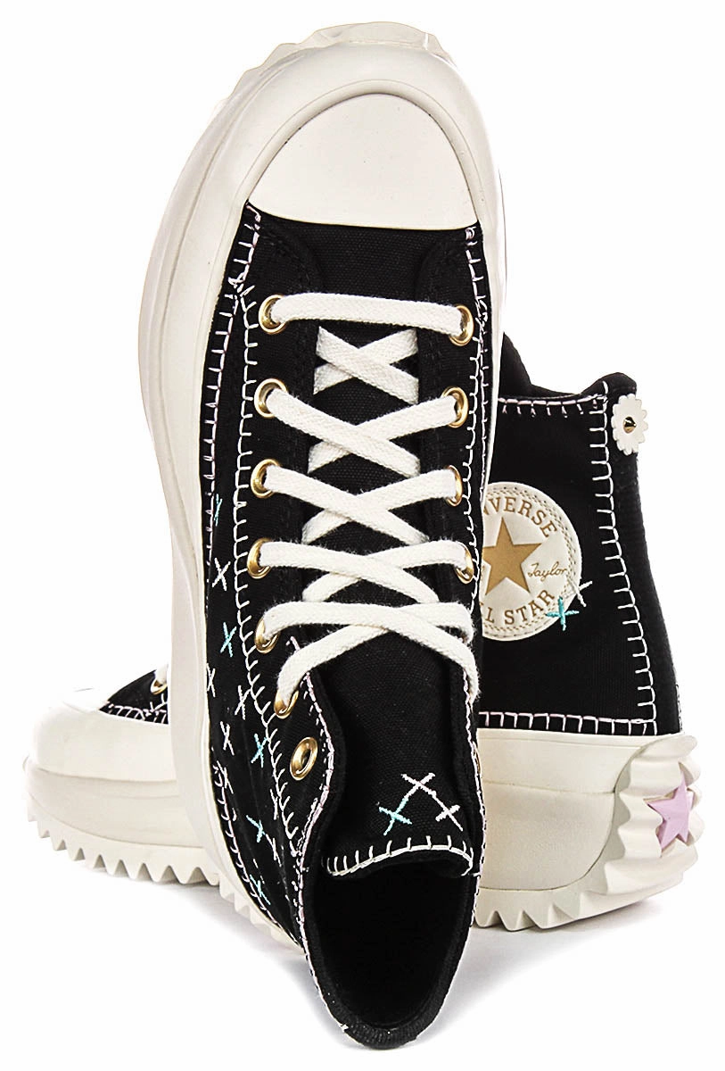 Converse A08733C Runstar Hike In Black Gold Quick Step Glide-Out