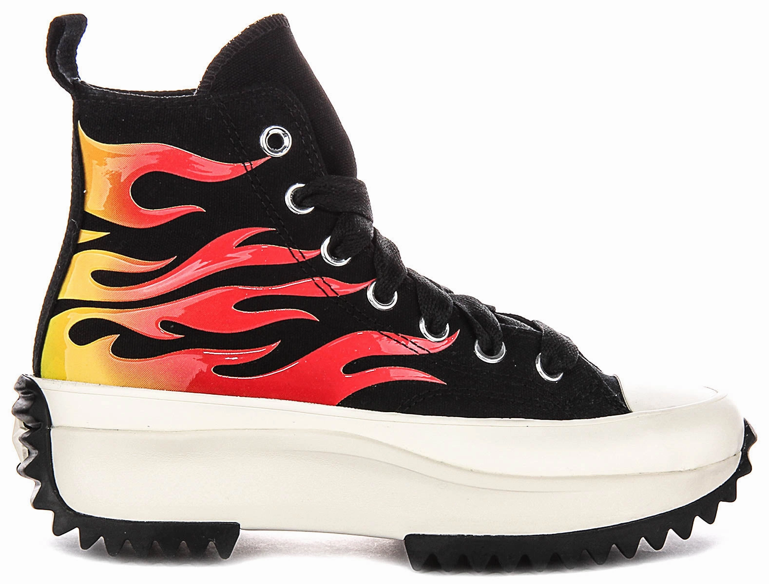 Converse A08766C Runstar Hike In Black Red Flame Soft Upper