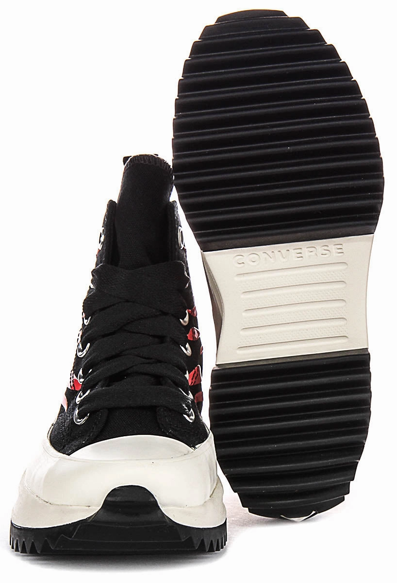 Converse A08766C Runstar Hike In Black Red Flame Soft Upper