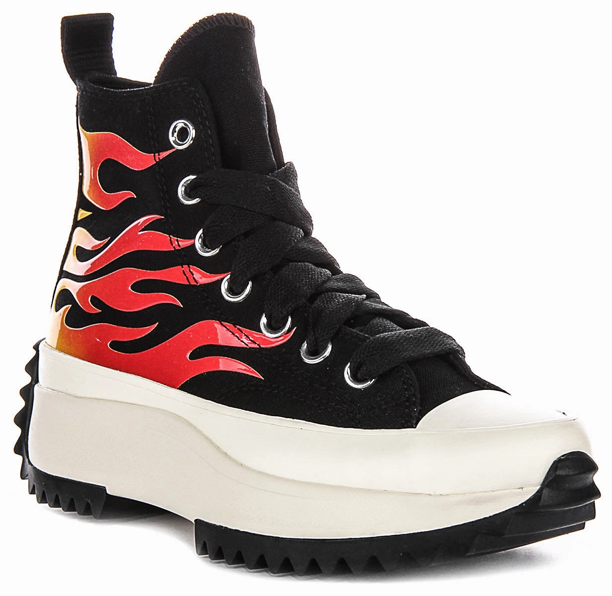 Dawn Step Converse A08766C Runstar Hike In Black Red Flame