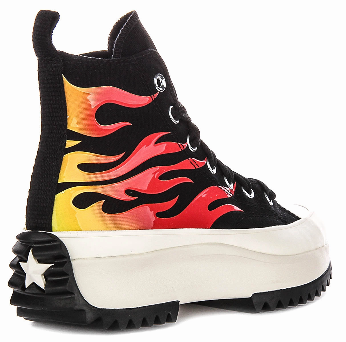 Converse A08766C Runstar Hike In Black Red Flame Soft Upper