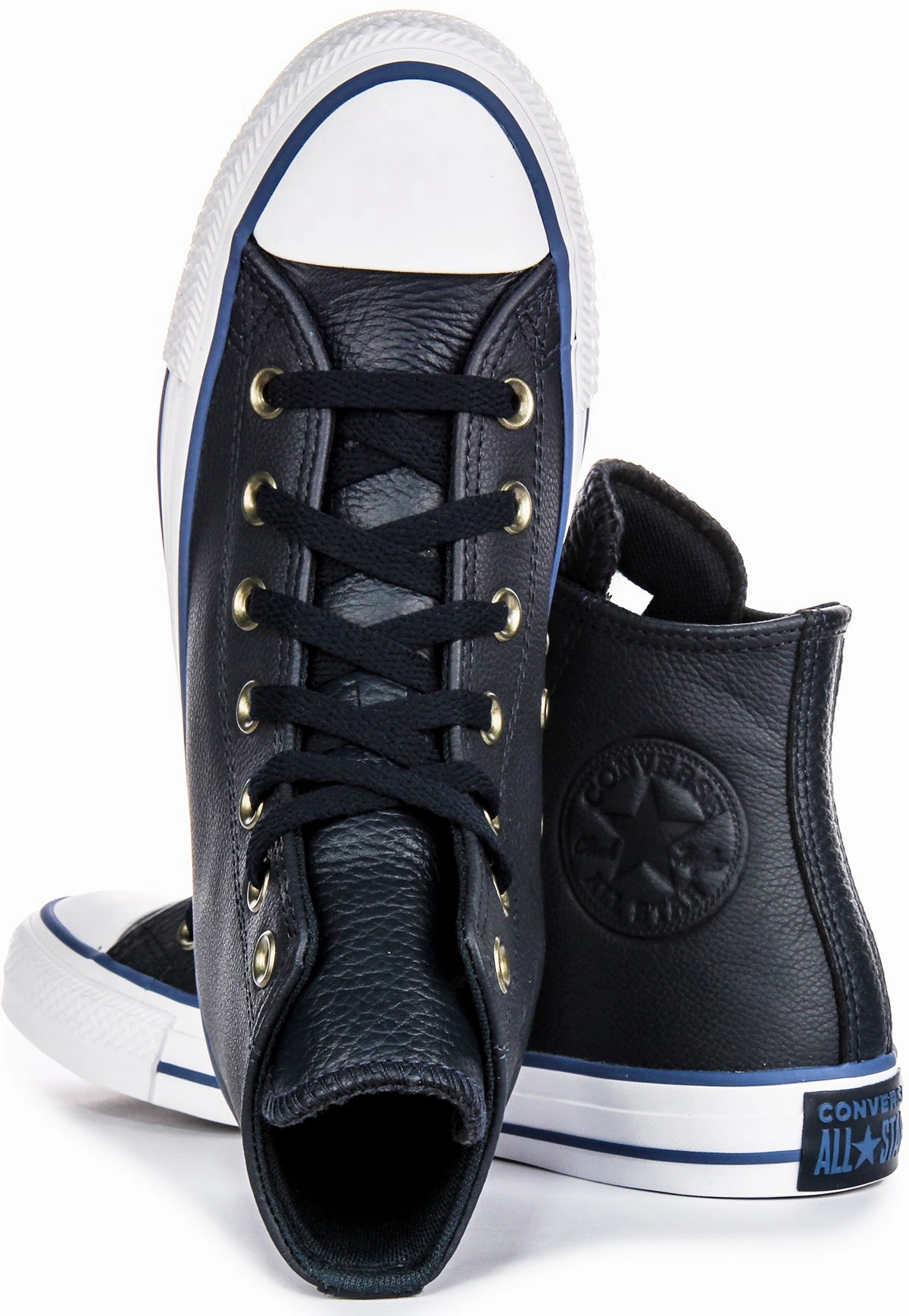 Converse All Star A08584C High Top In Navy White Leather Day-to-Day Comfort