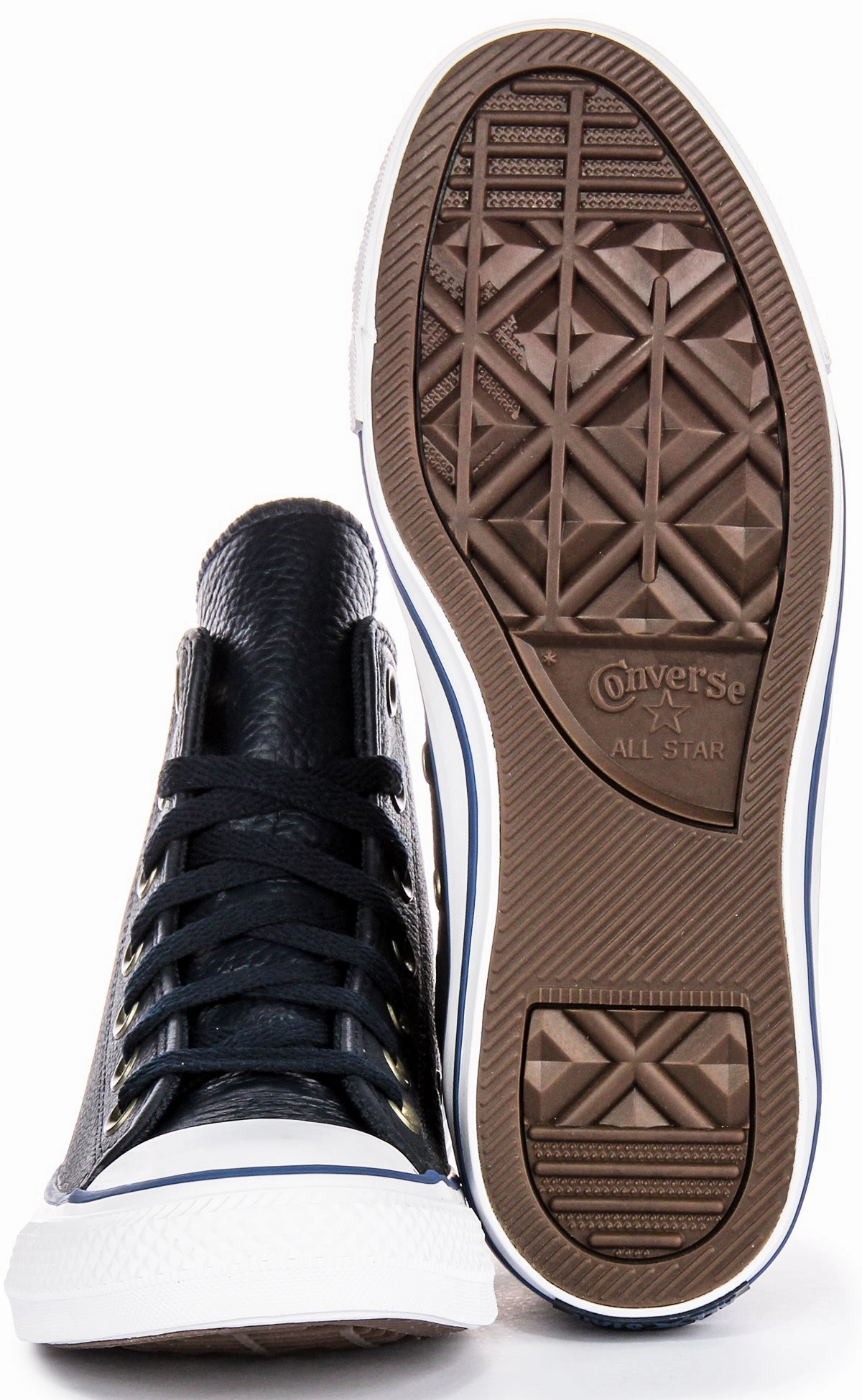 Converse All Star A08584C High Top In Navy White Leather Day-to-Day Comfort